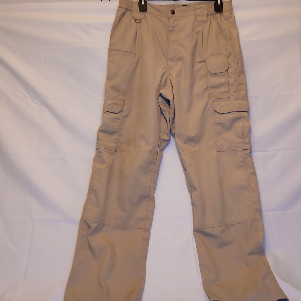 5.11 Tactical Cargo Pants in Tan with Durable Fabric and Versatile Design